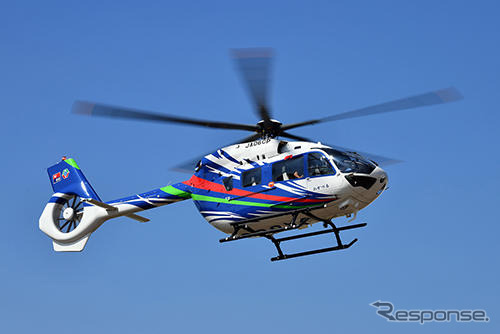 川崎重工の最新型ヘリコプター H145//BK117 D-3《写真提供 川崎重工》