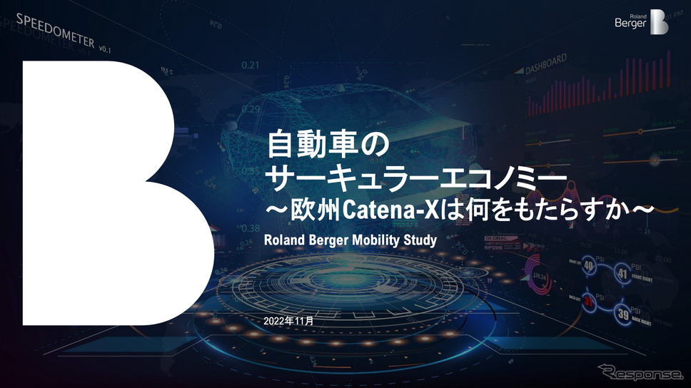 「自動車サーキュラーエコノミー〜欧州Catena-Xは何をもたらすか〜」《写真提供 ローランド・ベルガー》