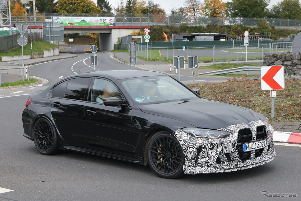 BMW M3 CS 新型プロトタイプ（スクープ写真）《APOLLO NEWS SERVICE》