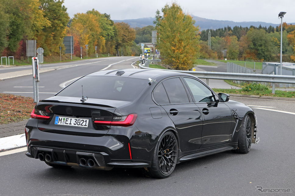 BMW M3 CS 新型プロトタイプ(スクープ写真)《APOLLO NEWS SERVICE》