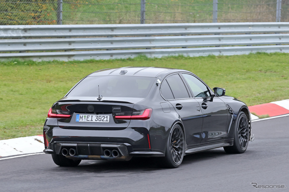 BMW M3 CS 新型プロトタイプ(スクープ写真)《APOLLO NEWS SERVICE》