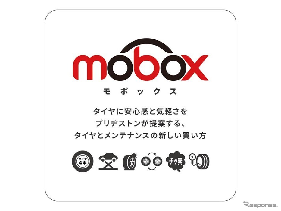 乗用車用タイヤのサブスクリプションサービス Mobox（モボックス）《図版提供 ブリヂストン》