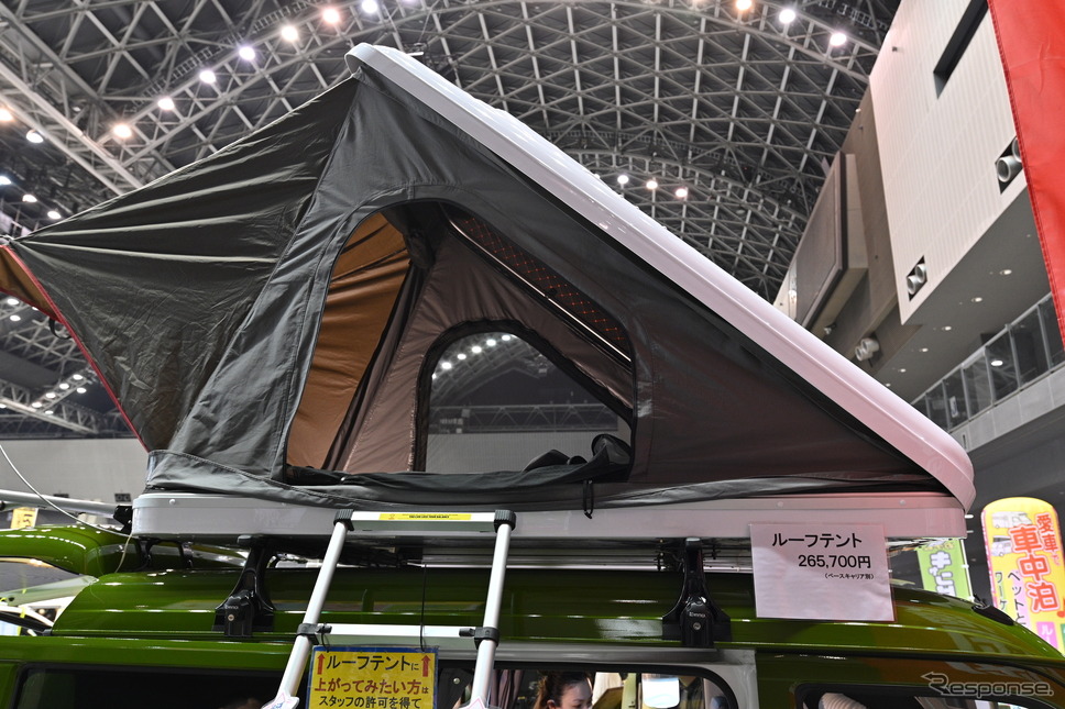 「日産NV100 ボディワークタイプ」のポップアップルーフ《写真撮影 廣井誠》
