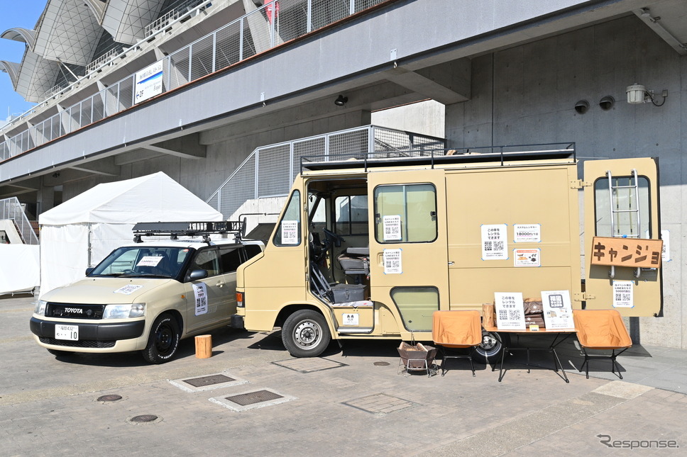 キャンプ女子のレンタル用キャンピングカー《写真撮影 廣井誠》