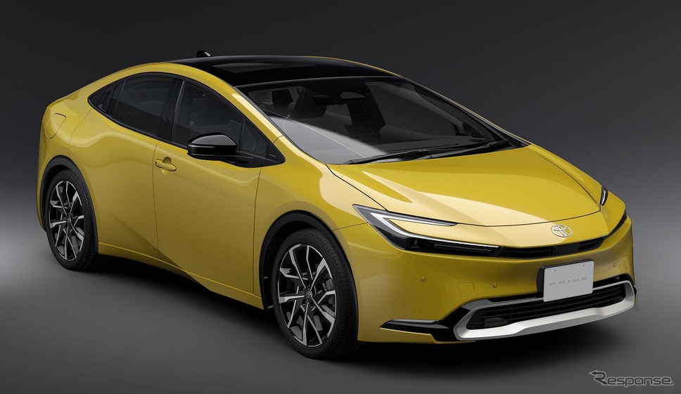 トヨタ プリウス 2.0L PHEV プロトタイプ（マスタード）《写真提供：トヨタ自動車》