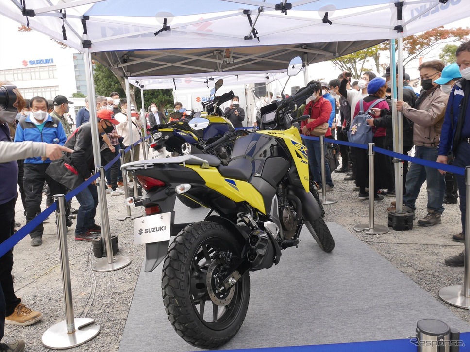「Vストローム SX」《写真撮影 関耕一郎》