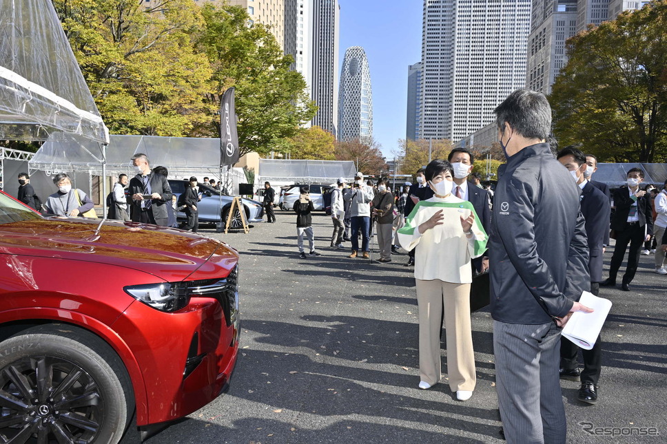 小池知事《写真提供 ZEV-Tokyo Festival PR事務局》