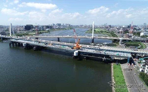 高速大師橋：工事進捗状況（2022年9月時点）《写真提供 首都高速道路》