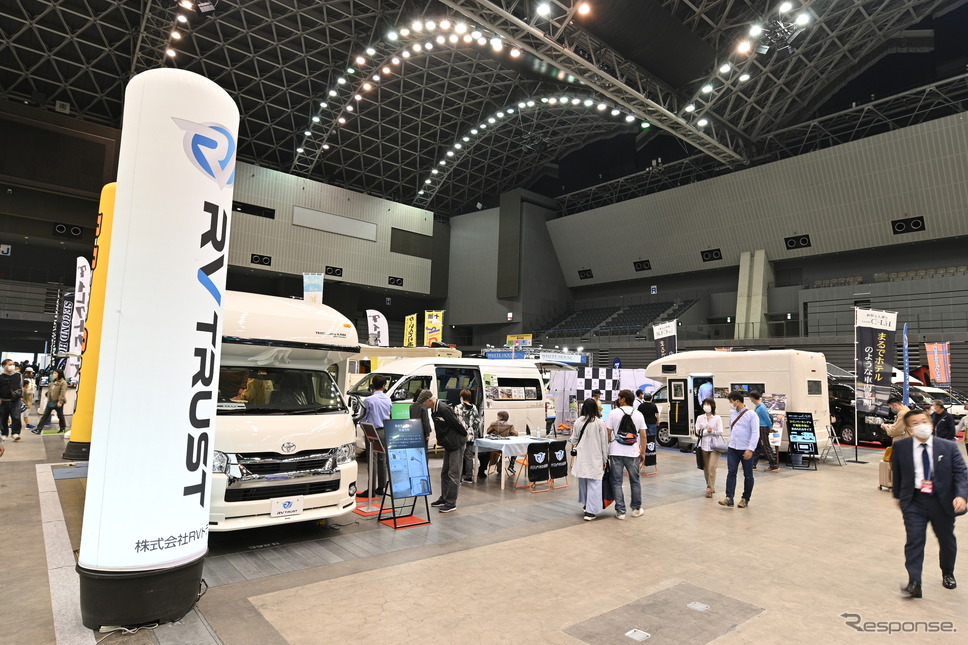 RVトラストのブース《写真撮影 廣井誠》