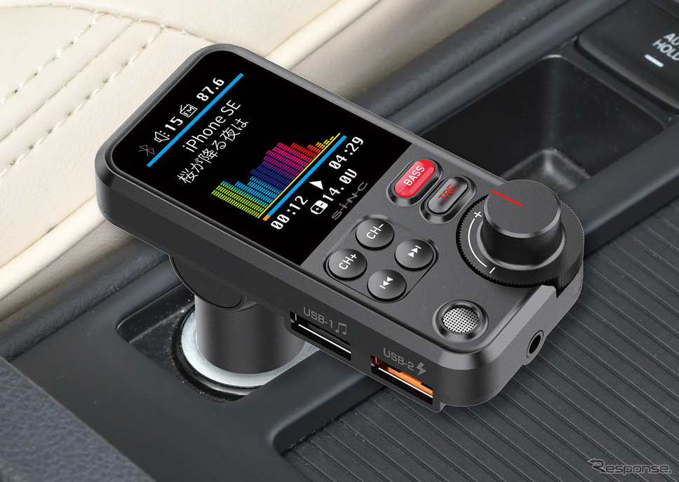 SEIWA・Bluetooth FMトランスミッター BTF110Photo by セイワ
