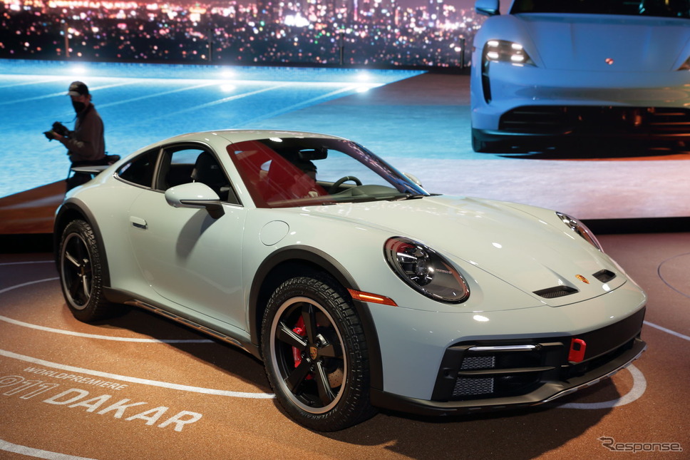 ポルシェ 911ダカール(ロサンゼルスモーターショー2022)《写真撮影 南陽一浩》