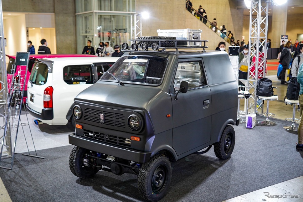 東京オートサロン2022に展示されたプロトタイプT-BOX。《写真提供 KGモーターズ》