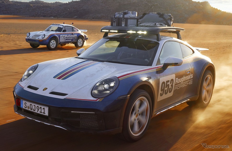 ポルシェ 911 ダカールの「ラリーデザインパッケージ」《photo by Porsche》