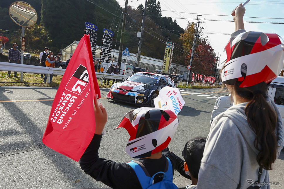 2022年WRC日本戦の模様。《Photo by TOYOTA》