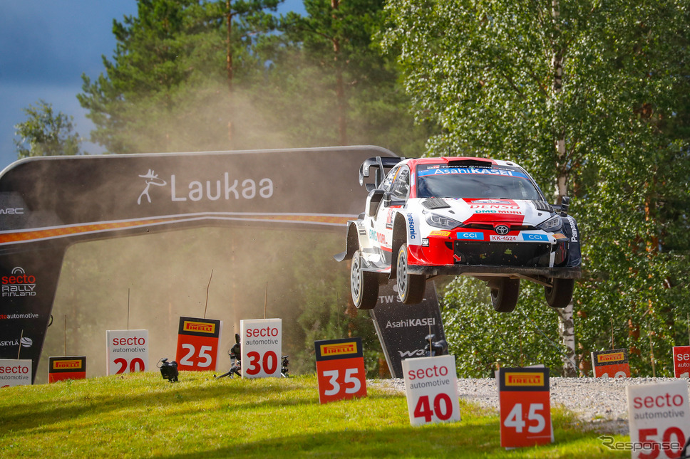 2022年WRCフィンランド戦の模様。《Photo by TOYOTA》