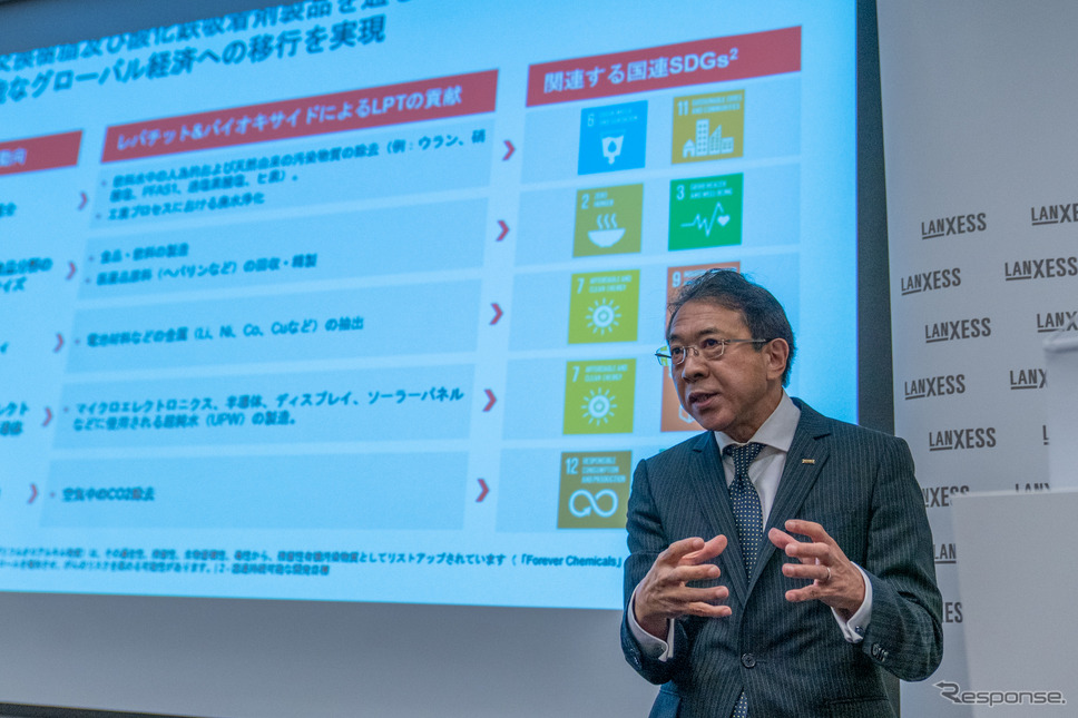高性能なイオン交換樹脂を使った電池材料の再利用にもノウハウを有する《写真撮影 石川徹》