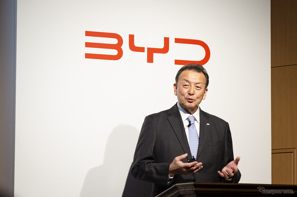 BYDオートジャパン代表取締役社長 東福寺厚樹氏《写真提供 BYDジャパンオート》