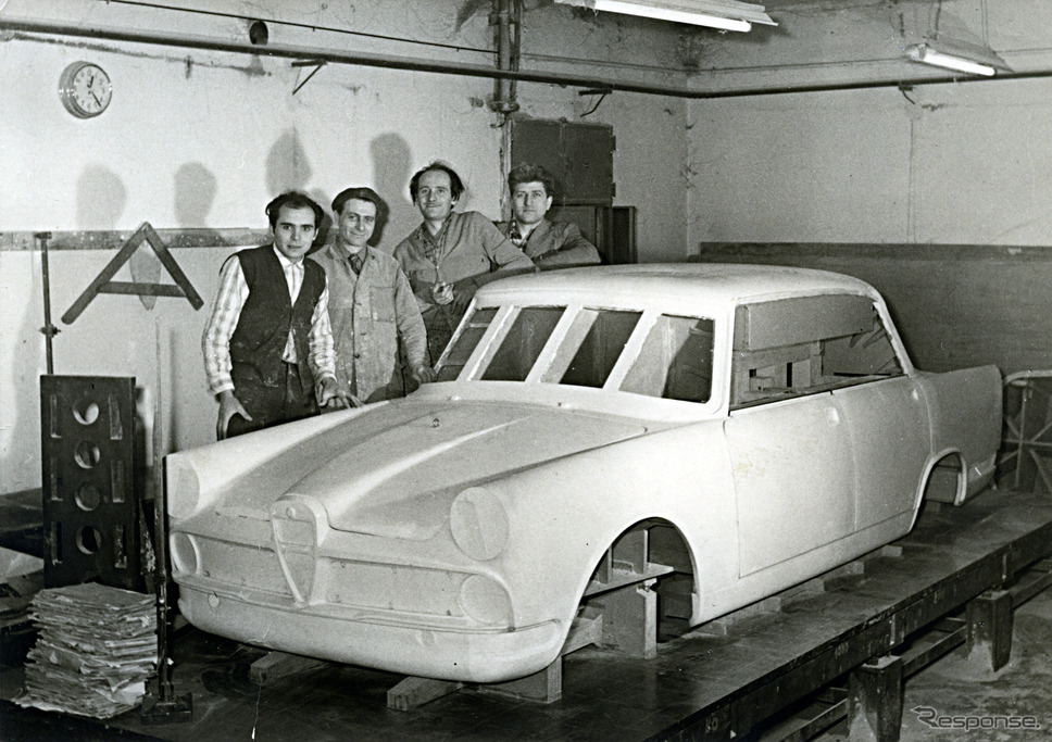 アルファロメオ2000ベルリーナ用マスターモデル(1955年)《photo by Alfredo Stola Archive》
