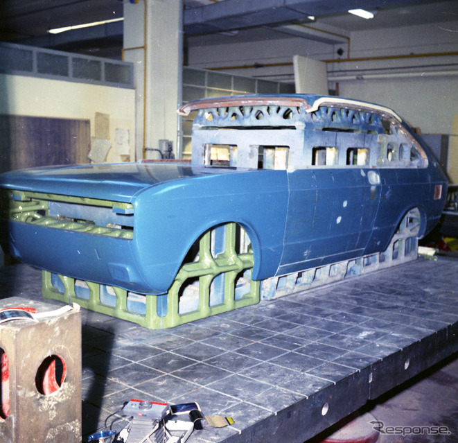 ジョルジェット・ジウジアーロによる三菱M計画（未発売）のマスターモデル（1969年）《photo by Alfredo Stola Archive》