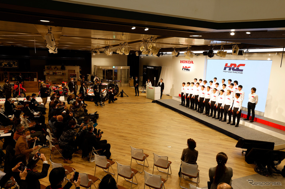12日に開催された発表会の模様。《Photo by Honda》