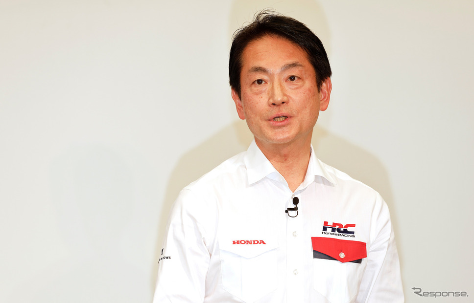 HRC社長の渡辺康治氏(ホンダの執行職を兼任)。《Photo by Honda》