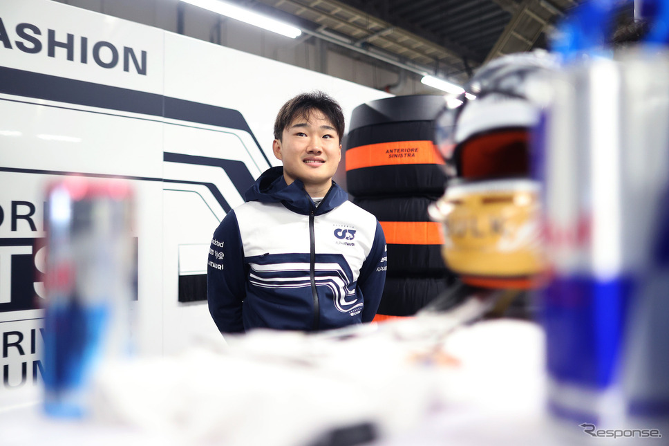 アルファタウリの角田裕毅。F1参戦3年目の2023年はニック・デ・フリースを新たなチームメイトに迎える(写真は2022年F1日本GP)。《Photo by Red Bull / AlphaTauri》