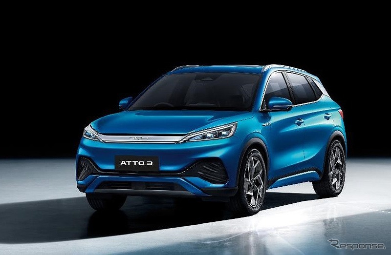 BYDのe-SUV「ATTO 3」(2023年1月販売開始)《写真提供:BYDオートジャパン》