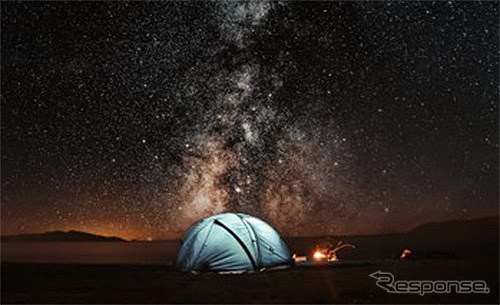 CAMP ON THE “MOON”(イメージ)《写真提供 日産自動車》
