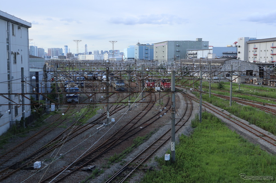 JR貨物東京貨物ターミナル駅。《写真提供 写真AC》