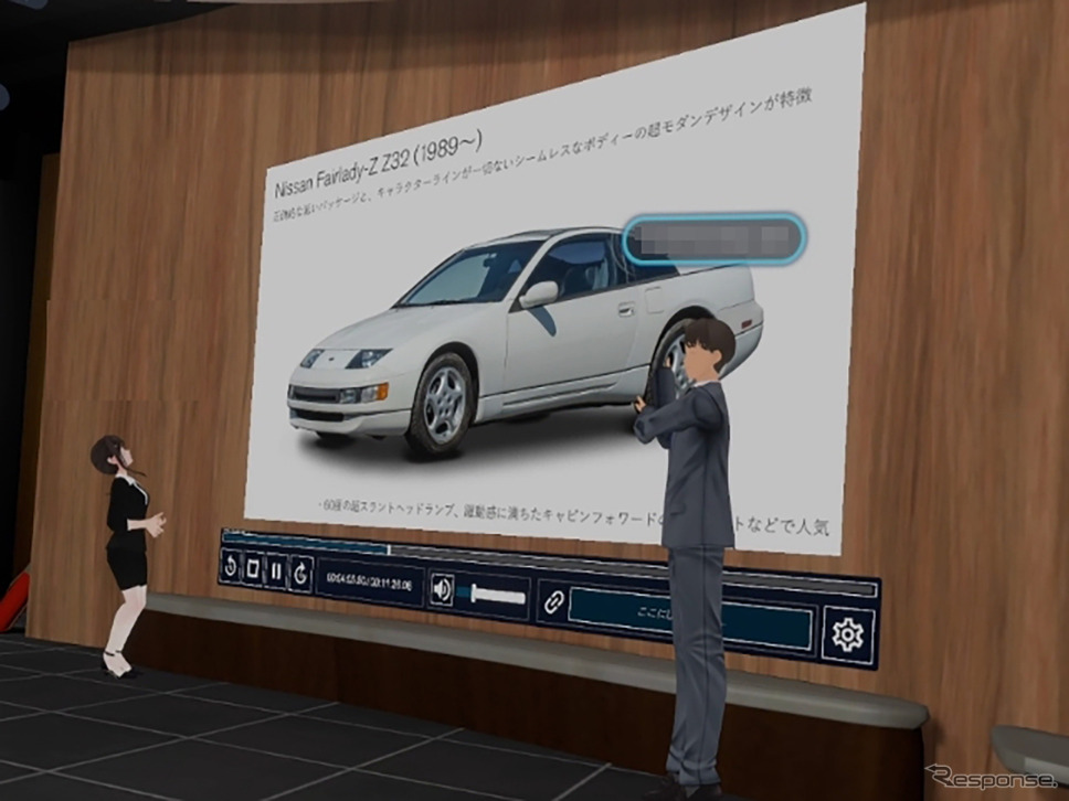 Z32型フェアレディZ(1989年)。