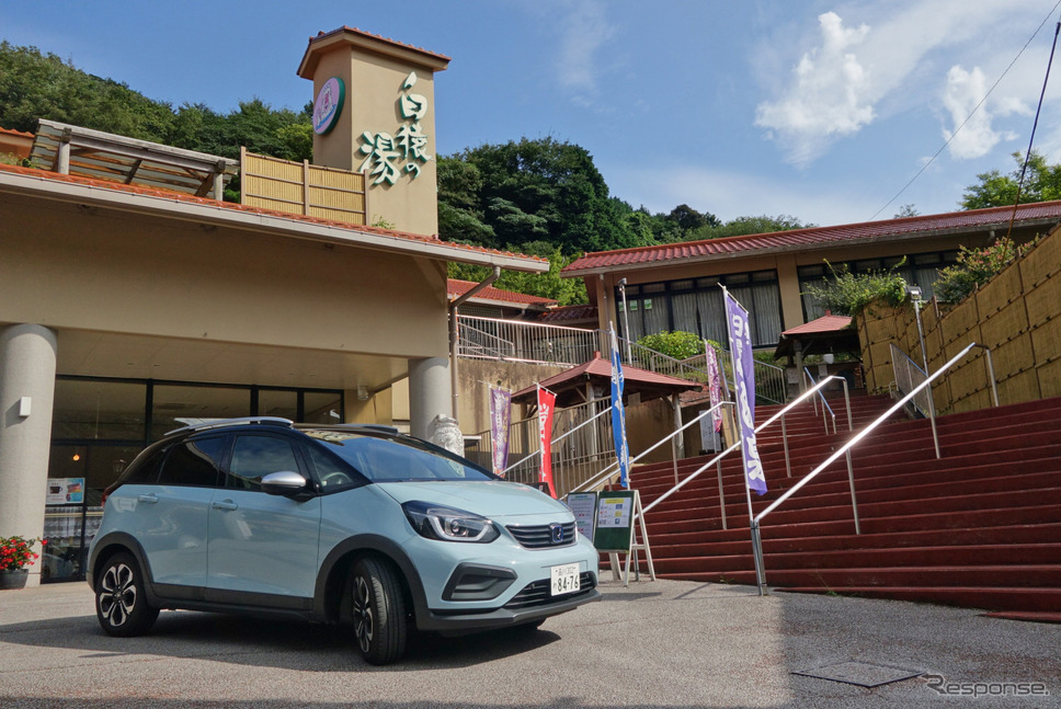 山口の俵山温泉に寄り道。開湯1000年以上の歴史を持つ静かな温泉。実にいい湯だった。《写真撮影 井元康一郎》