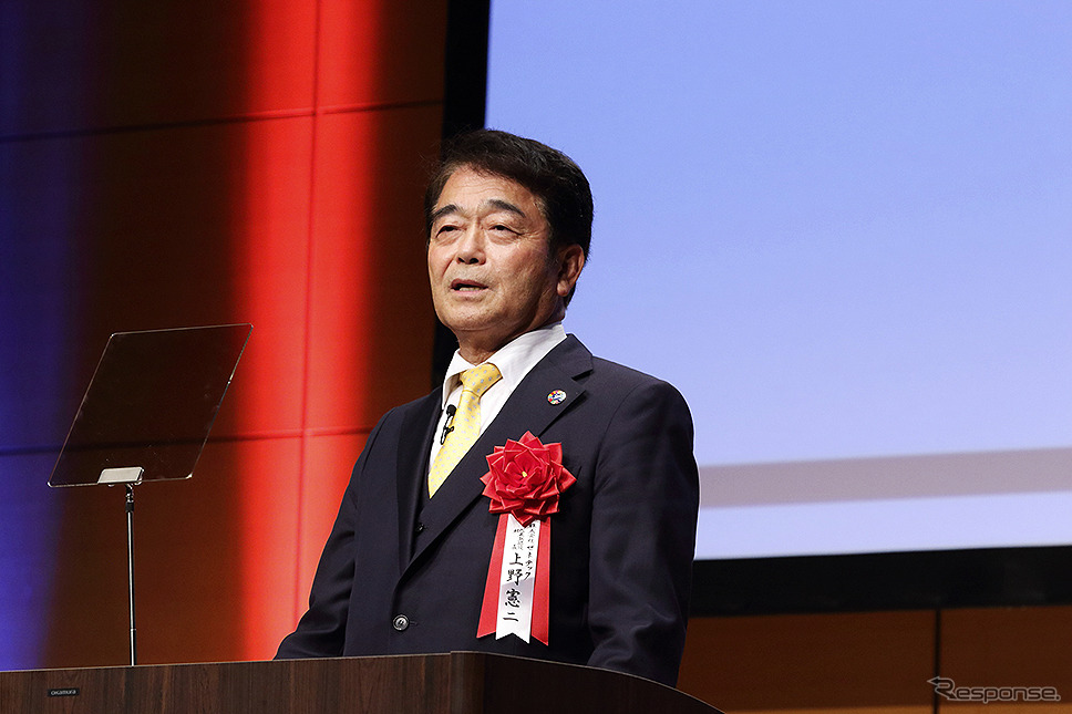 ゼネテック 上野憲二 代表取締役社長(ゼネテック ビジネスコンテスト「DXチャレンジ2022」)《写真撮影 編集部》