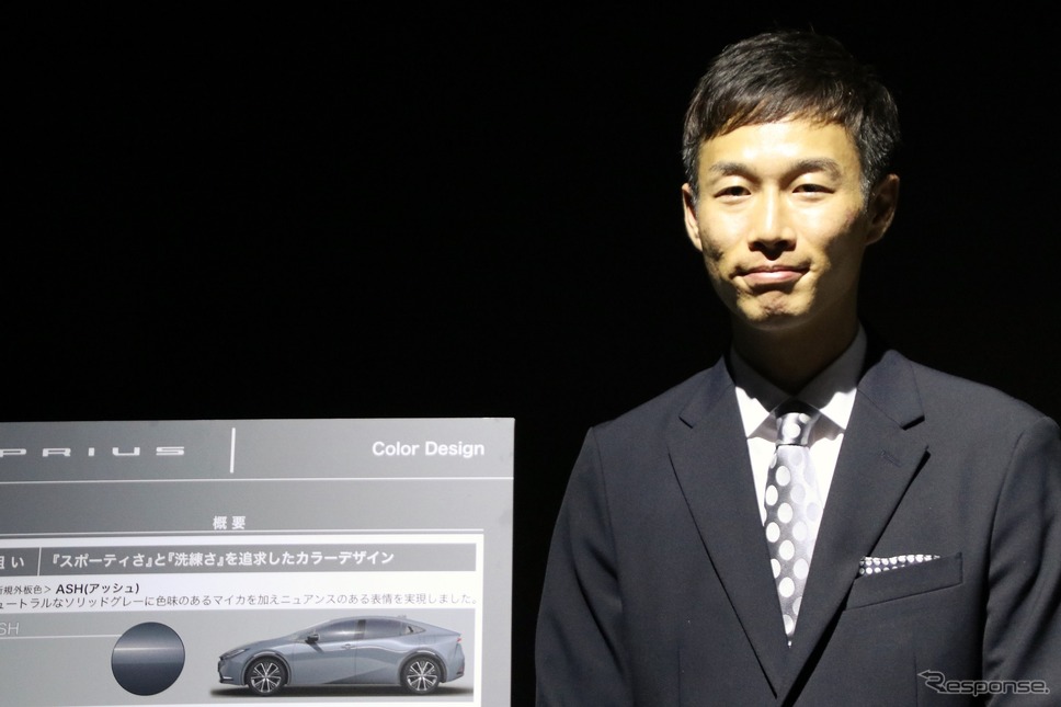 トヨタデザイン本部の谷口弘輔さん《写真撮影  内田俊一》