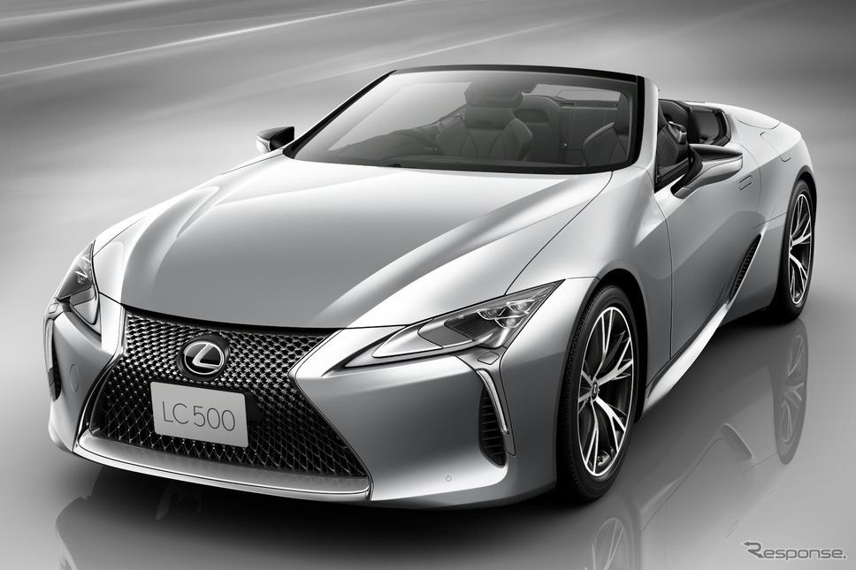 ドライブデートで乗りたい車の提案:レクサスLC500コンバーチブル《写真提供 トヨタ自動車》