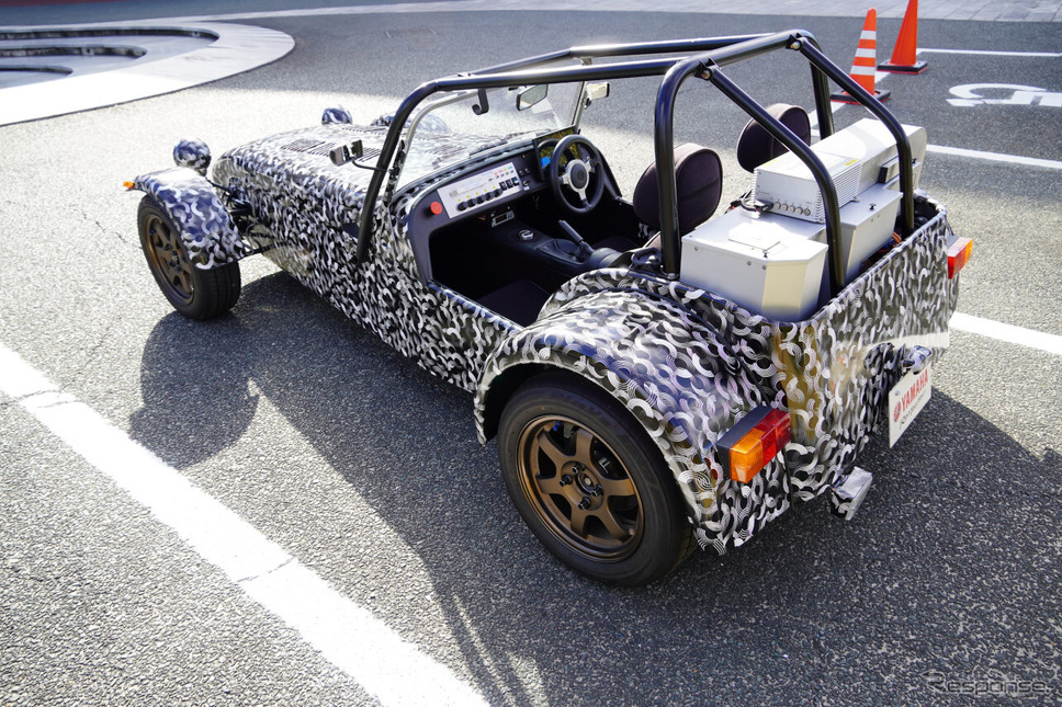 ヤマハ発動機 開発用コンバートEV《写真撮影 小松哲也》