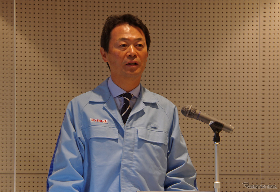 ヤマハ発動機・技術研究本部AM開発統括部の原隆統括部長《写真撮影 宮崎壮人》