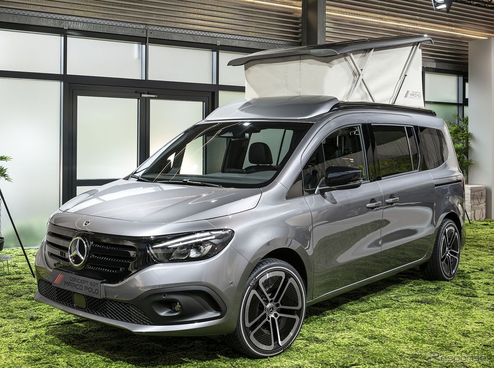 メルセデスベンツ・コンセプト EQT マルコポーロ《photo by Mercedes-Benz》