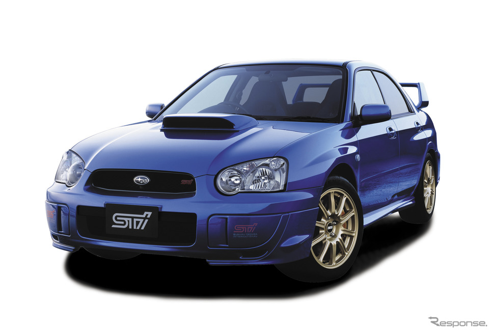 スバル インプレッサ セダン WRX STi 2代目 オプション装着車(2004年)《画像提供 スバル》