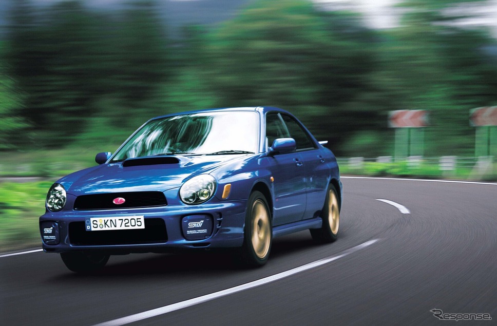 スバル インプレッサ STi(2代目、2000)《画像提供 スバル》