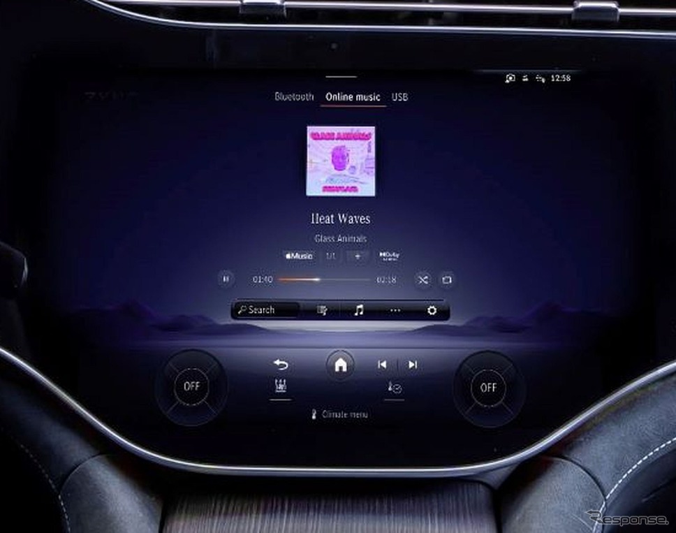 メルセデスベンツの車載オーディオで「Apple Music」が体験可能に《photo by Mercedes-Benz》