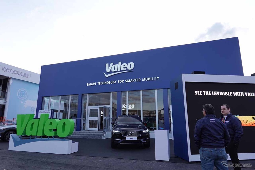 メガサプライヤーとして出展したValeo《写真撮影 会田肇》