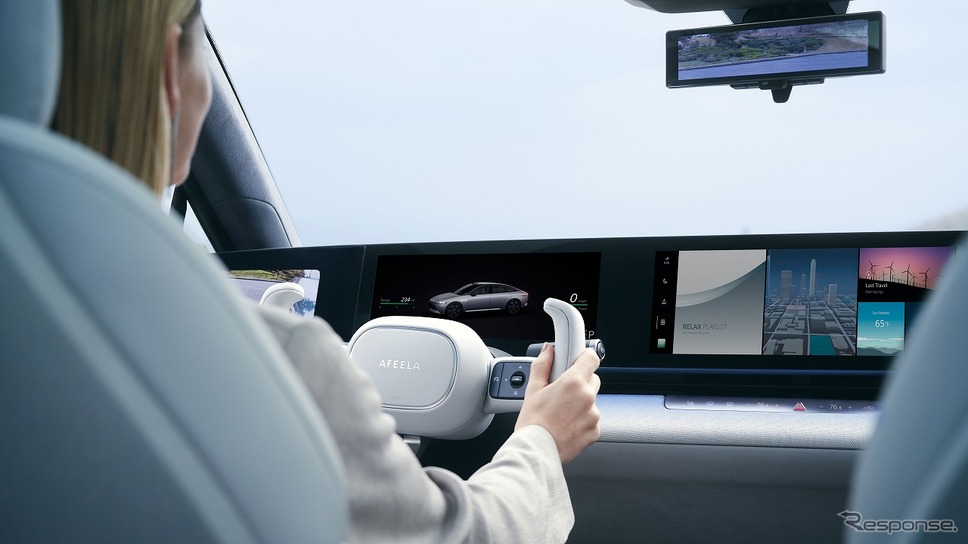 ソニー・ホンダモビリティが開発を進める新ブランド「AFEELA」の新型EVプロトタイプ《写真提供 ソニー・ホンダモビリティ》