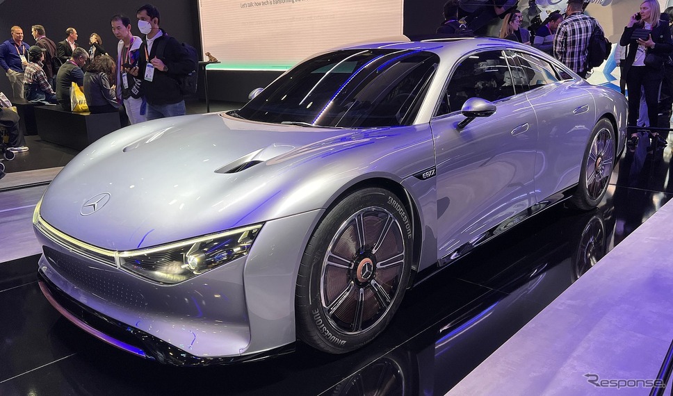 メルセデスベンツ・ヴィジョン EQXX(CES2023)《photo by Mercedes-Benz》