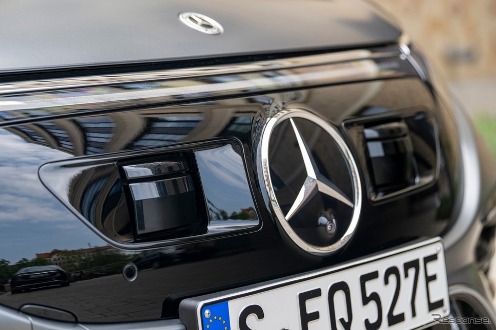 メルセデスベンツ EQS の「DRIVE PILOT」装着車《photo by Mercedes-Benz》