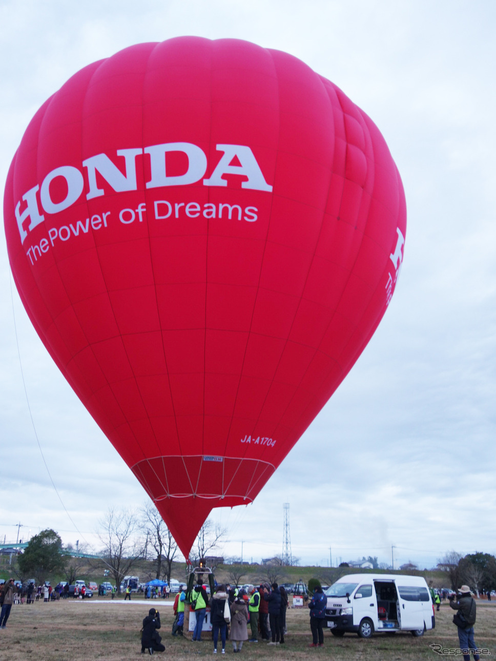 ホンダが2022年に新造したオフィシャルバルーン「ホンダハート号」。《写真撮影 井元康一郎》