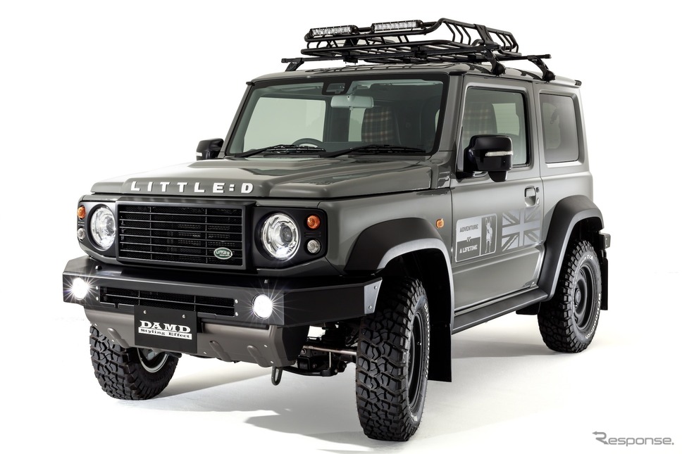 モデルとなった車:DAMD JIMNY SIERRA little D.(JB74)/ ミディアムグレー《写真提供 ダムド》