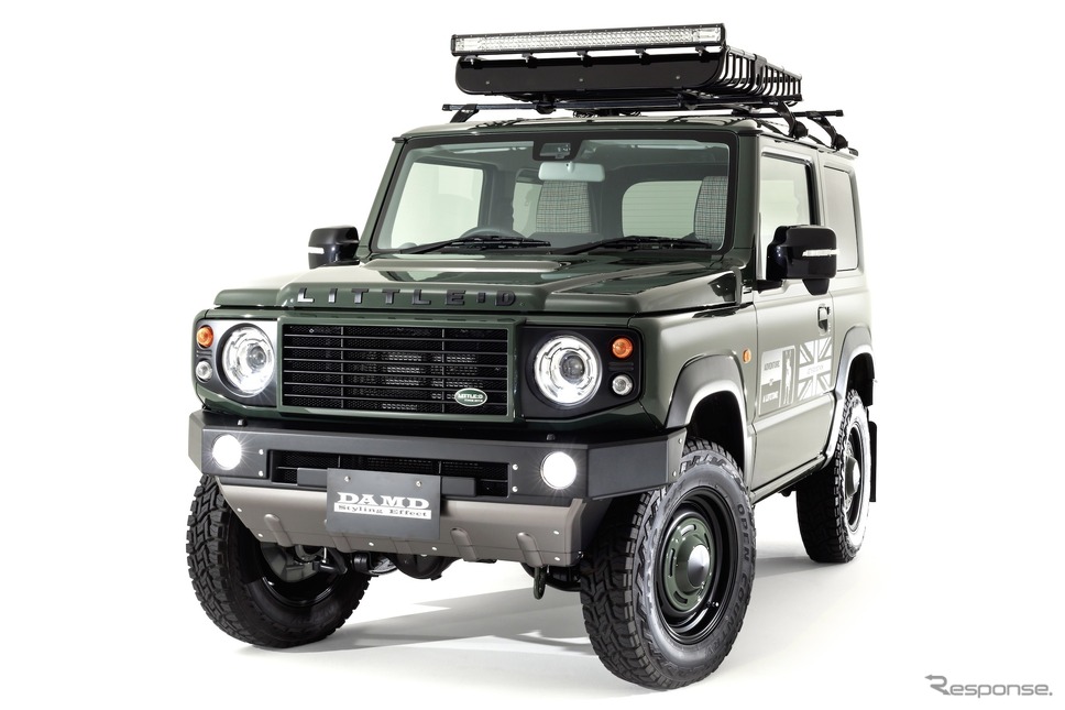 モデルとなった車:DAMD JIMNY little D.(JB64)/ ジャングルグリーン《写真提供 ダムド》