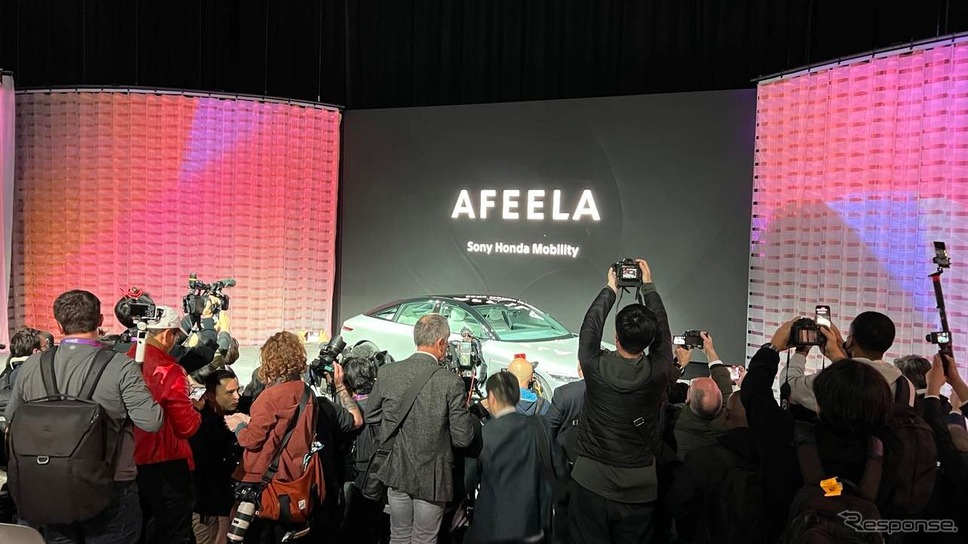 ソニー・ホンダ AFEELA(CES 2023)《写真撮影 三浦和也》