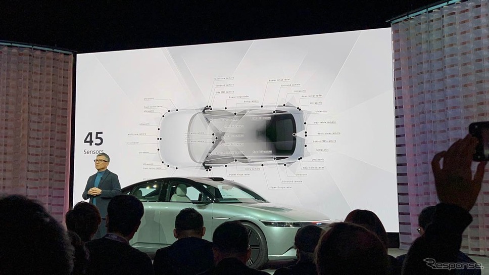 ソニー・ホンダ AFEELA(CES 2023)《写真撮影 三浦和也》