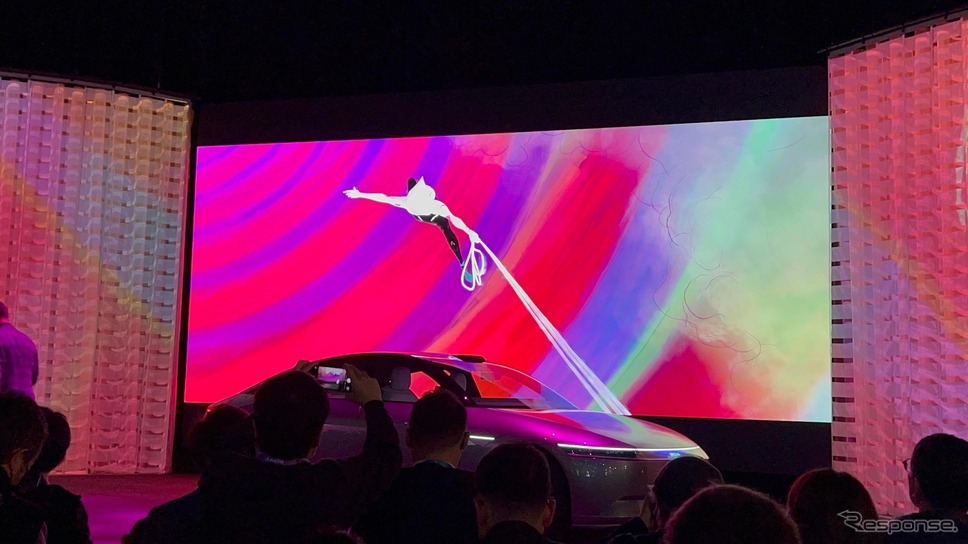 ソニー・ホンダ AFEELA(CES 2023)《写真撮影 三浦和也》